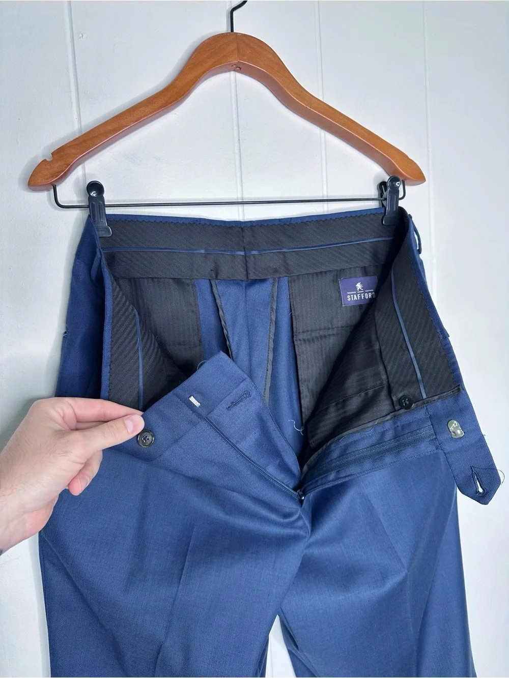 Stafford Navy Suit - Travel Classic Fit